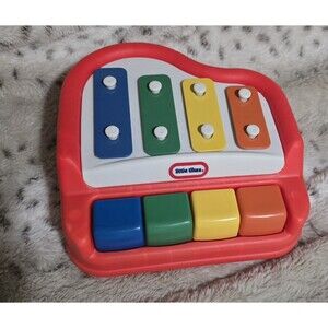Toddlers Little Tikes Tap-a-Tune Piano Xylophone Toy Vintage Musical Instrument